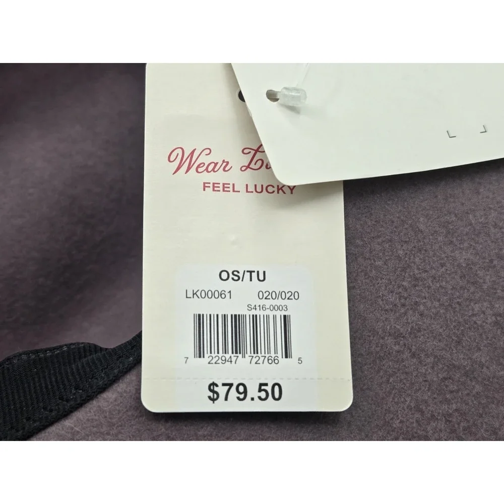 Lucky Brand Wool Wide Brim Ranger Hat Gray One‎ Size New NWT